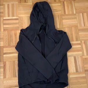 Black Lululemon zip-up sweatshirt